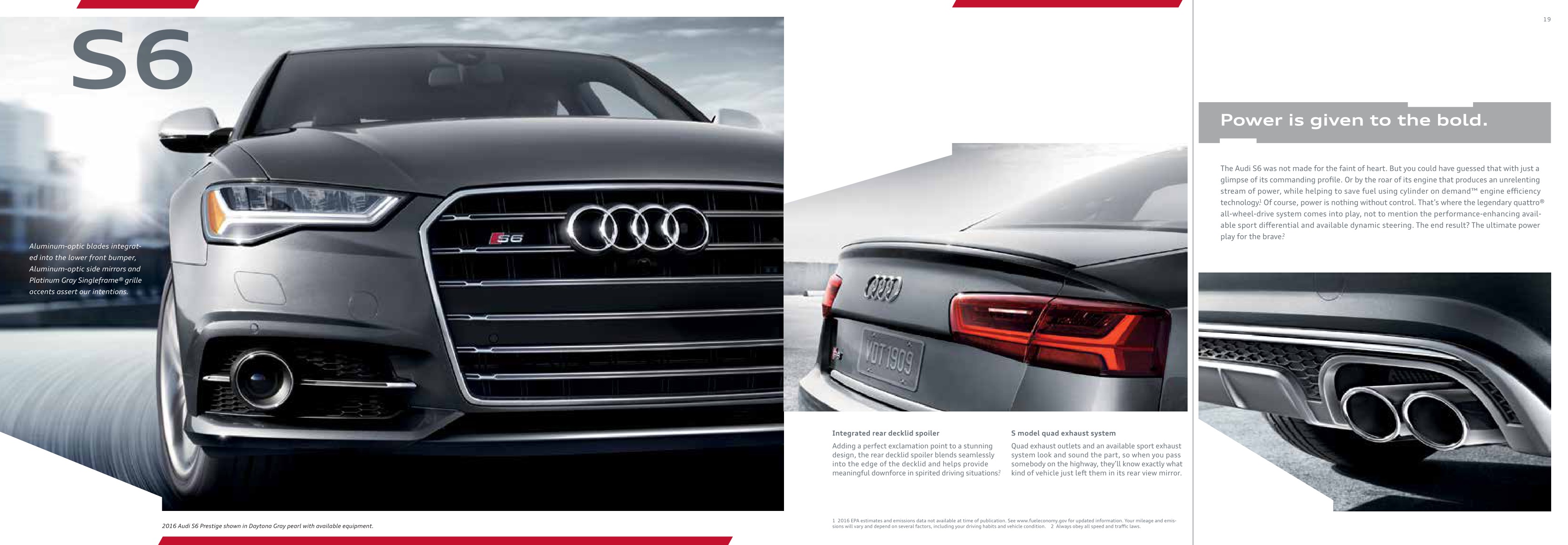 2016 Audi A6 Brochure Page 11